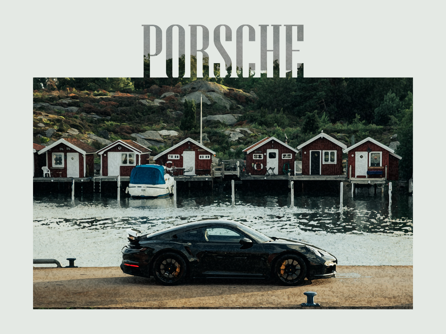 Porsche 911 Turbo S - Poster